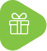 icona regalo verde