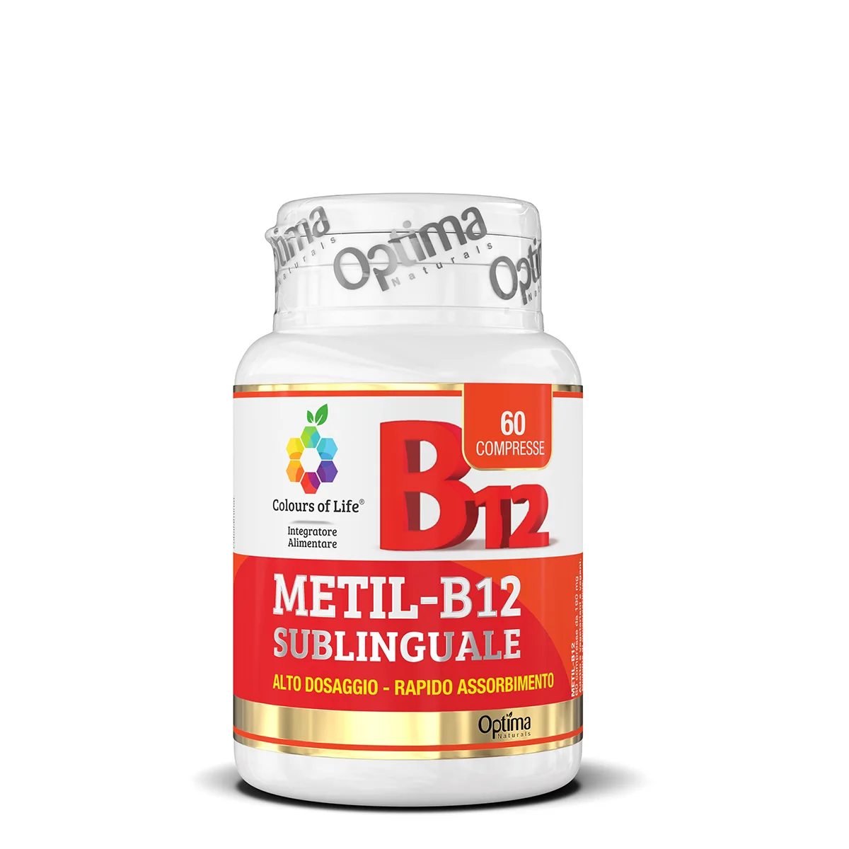 Kit L'Energia dell'Imperatore 4 METIL-B12 SUBLINGUALE flacone di vitamine con 60 compresse
