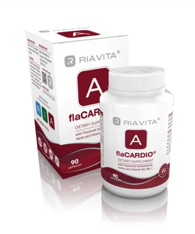 flaCARDIO scatola di vitamine e flacone