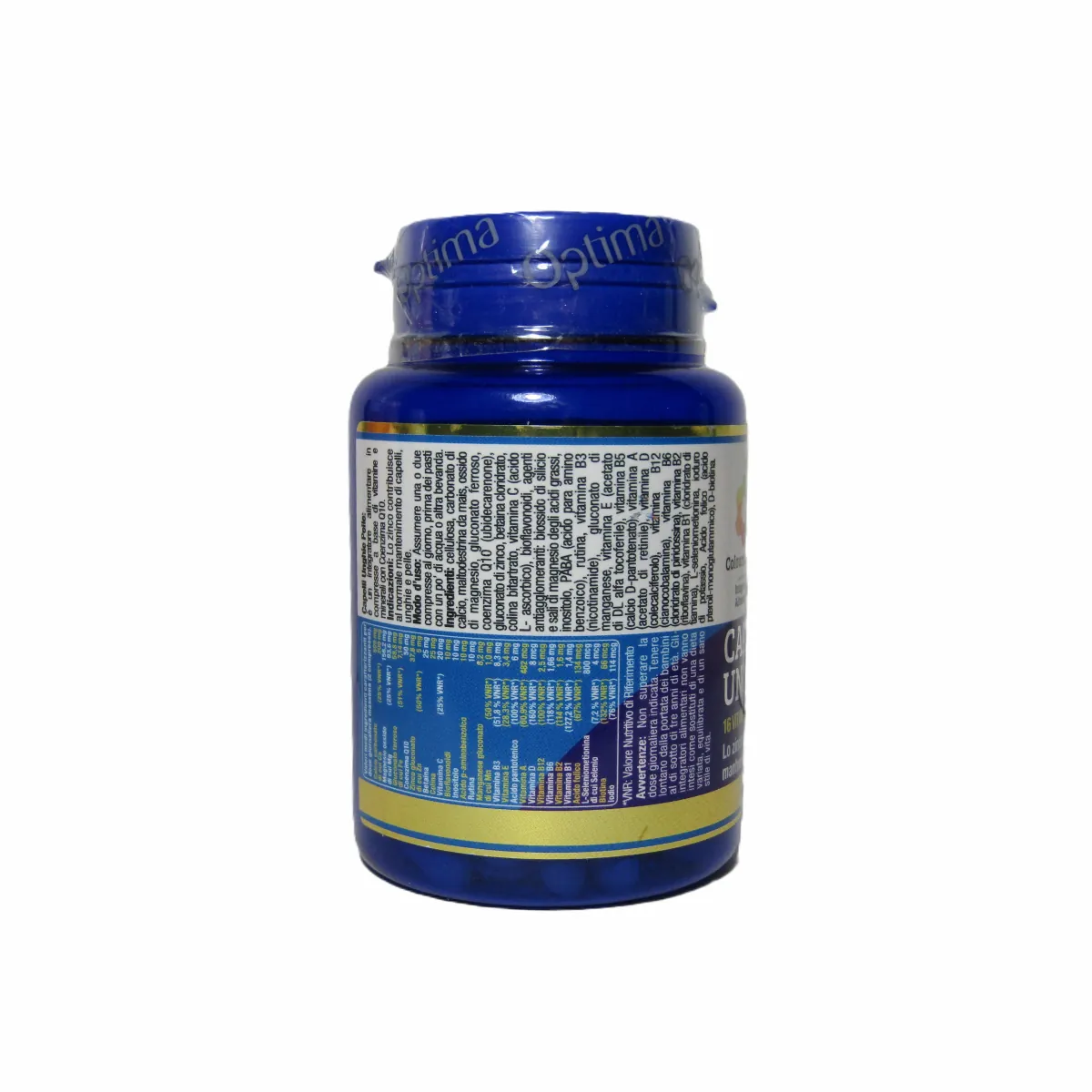 Capelli Unghie Pelle con Vitamine, Minerali e CoQ10 2 capelli unghie pelle lato 1
