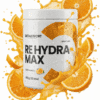 Confezione di Dietaesport Re Hydra Max 400g, integratore idrosalino per sportivi gusto arancia.