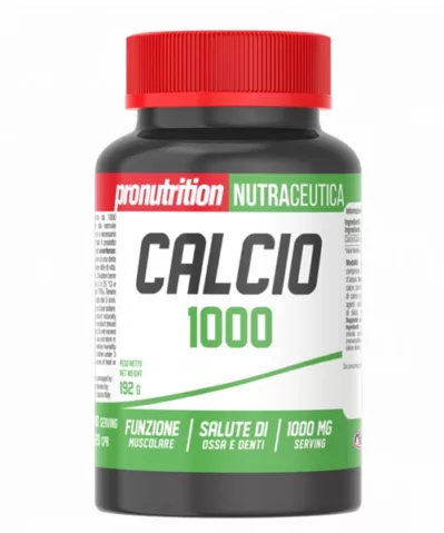 Integratore Calcio 1000 Pronutrition da 120 compresse per la densità minerale ossea e la prevenzione dell'osteoporosi - Esse Vitam