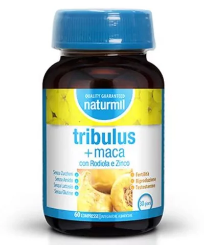 Confezione integratore Tribulus Maca Naturmil 60 compresse essevitam