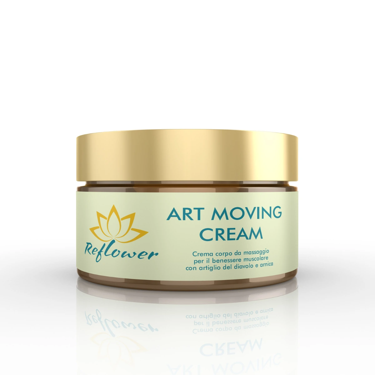 Art Moving Cream 100 ml – Crema Massaggio per Muscoli e Articolazioni con Artiglio del Diavolo e Arnica 1 Tubo di Art Moving Cream 100ml crema massaggio per muscoli e articolazioni con artiglio del diavolo e arnica Essevitam